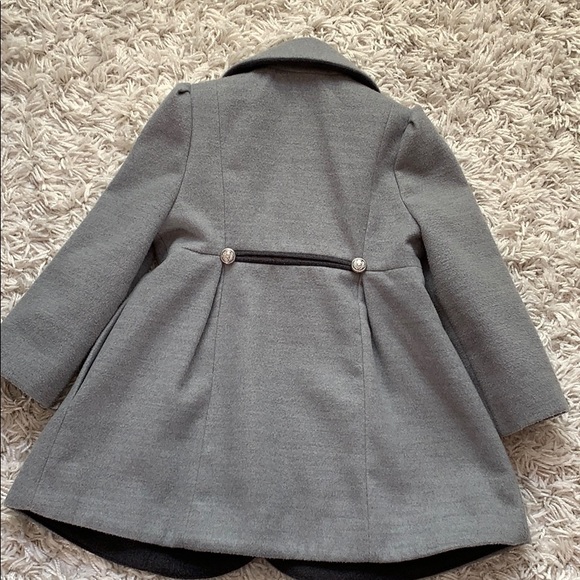 Little girl double breasted winter coat - Picture 2 of 5